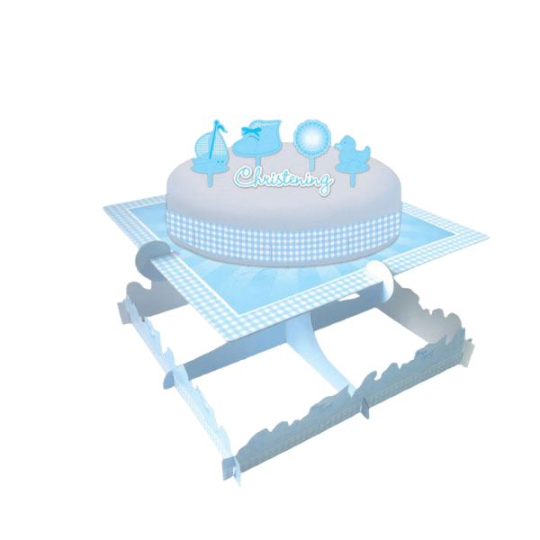 Cake Decorating Kit Christening Booties - Blue